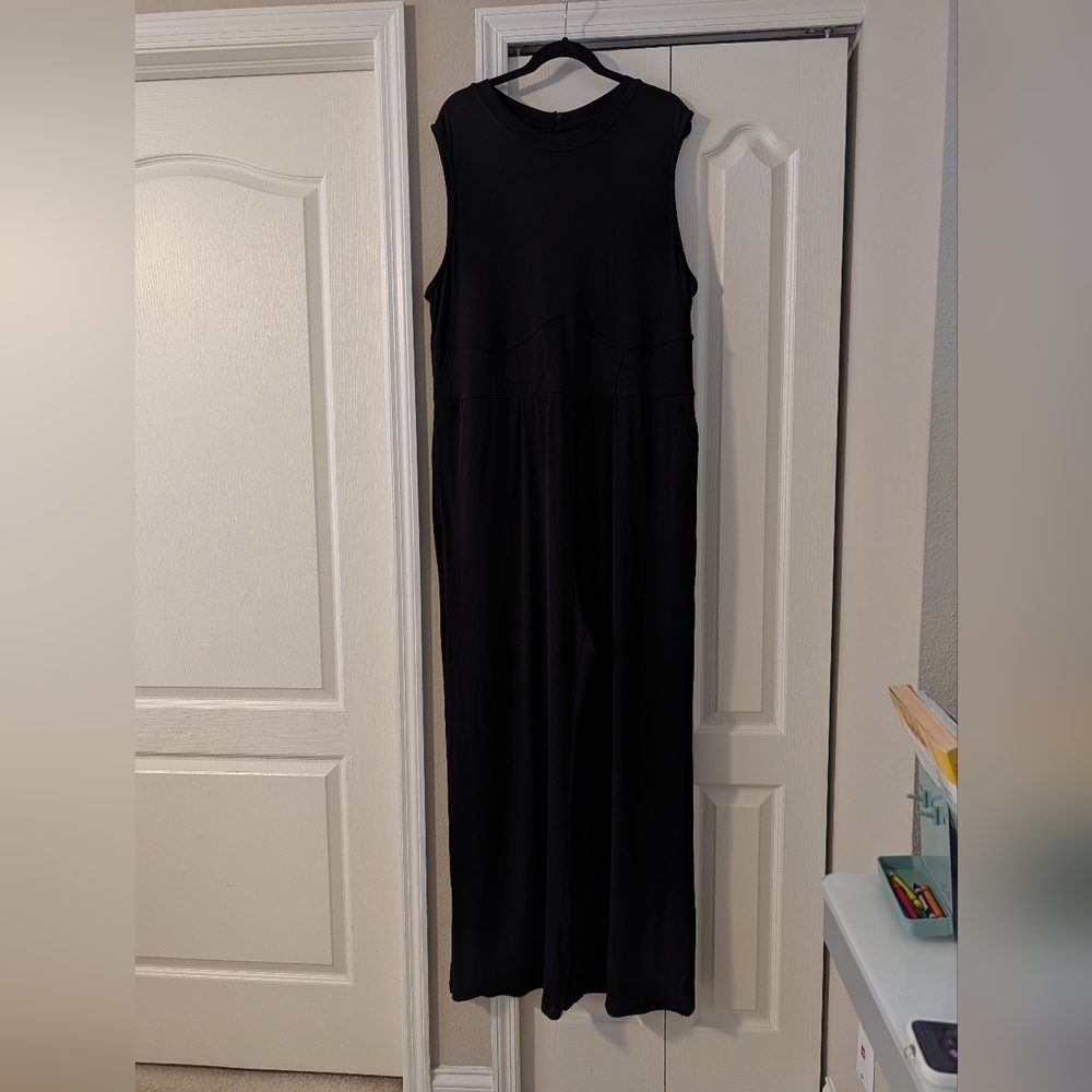 Cider Black Maxi Romper